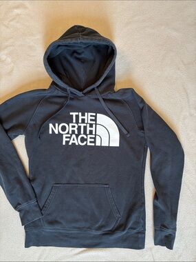 The North Face Women’s Black Hoodie with White Logo